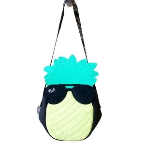 Victoria's Secret PINK Pineapple Neon Portable Cooler Shoulder Bag Cute Novelty